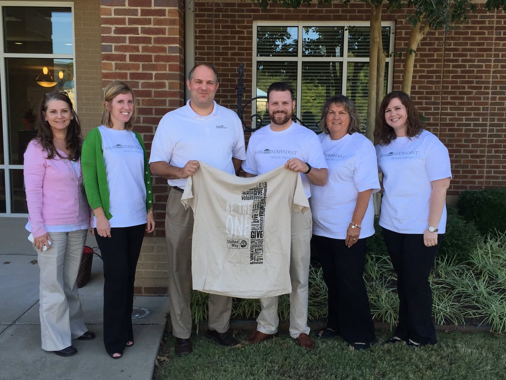 The Bank Independent Helping Hands team after our first official United Way agency tour!